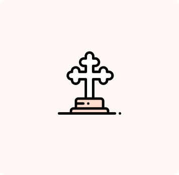 Памятники с крестом